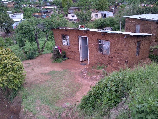 Thembe's house at Kwa-Mashu