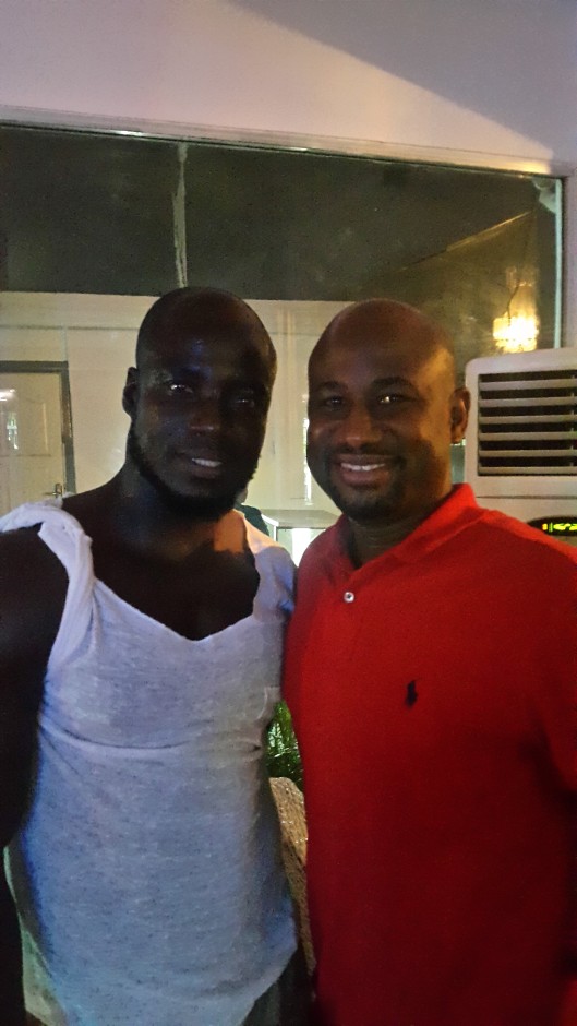 A chance encounter with the Tornado; Stephen Appiah 
